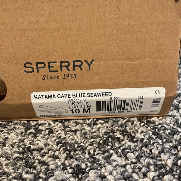 Sperry Katama cape Blue Seaweed Shoes. New with tags - Picture 4 of 6